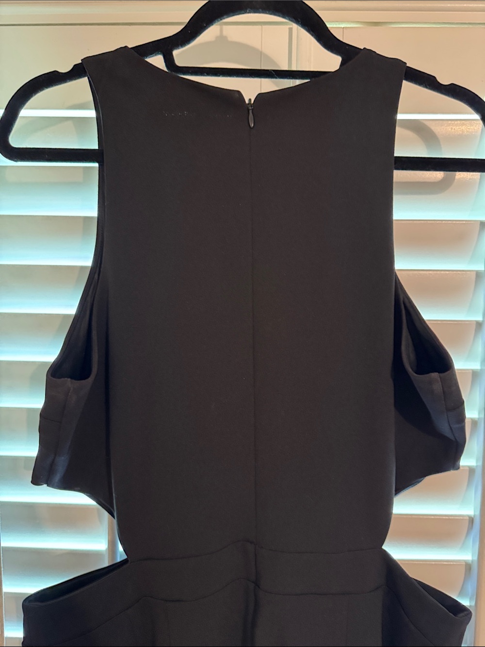 Express Black Cutout Wide-Leg Jumpsuit - Picture 4 of 5